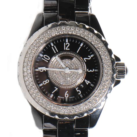 chanel j12 diamond bezel.